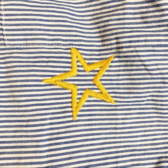 Madewell Star Embroidered Striped Button-Down Top - Picture 8 of 12